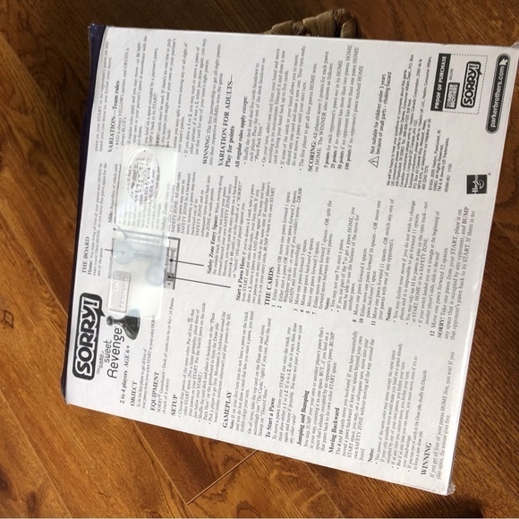 Sorry (a game of revenge) board game - Picture 1 of 2